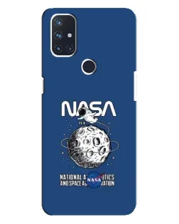 Чехол для OnePlus Nord N10 5G с картинкой «NASA — лунная миссия»