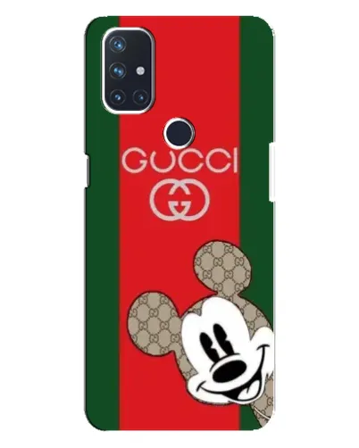 Чехол для OnePlus Nord N10 5G с картинкой «Gucci — полосы и Микки» Чехол для OnePlus Nord N10 5G с картинкой «Gucci — полосы и Микки»