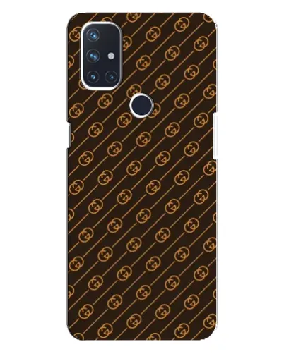 Чехол для OnePlus Nord N10 5G с картинкой «Gucci — золотые диагонали» Чехол для OnePlus Nord N10 5G с картинкой «Gucci — золотые диагонали»