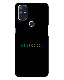Чехол для OnePlus Nord N10 5G с картинкой «Gucci — неоновый минимализм» Чехол для OnePlus Nord N10 5G с картинкой «Gucci — неоновый минимализм»