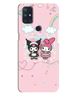 Чехол для OnePlus Nord N10 5G с картинкой «My Melody и Kuromi» Чехол для OnePlus Nord N10 5G с картинкой «My Melody и Kuromi»