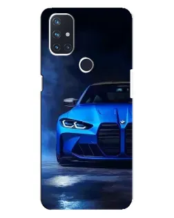 Чехол для OnePlus Nord N10 5G с картинкой «Голубая BMW M4»