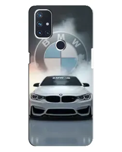 Чохол для OnePlus Nord N10 5G з картинкою «BMW в білому диму»