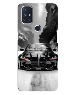 Чохол для OnePlus Nord N10 5G з картинкою «BMW — акварельний дрифт»