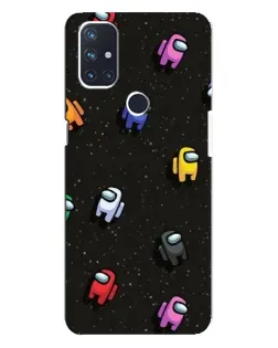 Чохол для OnePlus Nord N10 5G з картинкою «Космічний патерн Among Us»