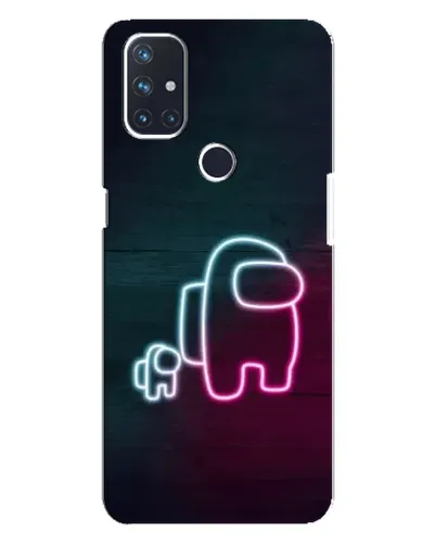 Чехол для OnePlus Nord N10 5G с картинкой «Among Us неон-арт» Чехол для OnePlus Nord N10 5G с картинкой «Among Us неон-арт»