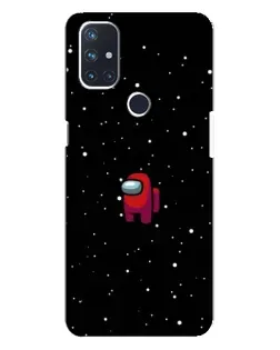Чехол для OnePlus Nord N10 5G с картинкой «Красный Among Us»