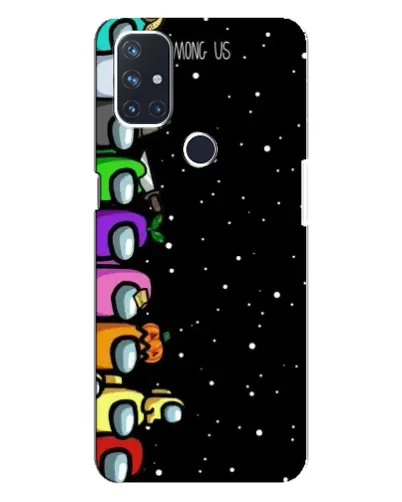 Чехол для OnePlus Nord N10 5G с картинкой «Команда Among Us» Чехол для OnePlus Nord N10 5G с картинкой «Команда Among Us»