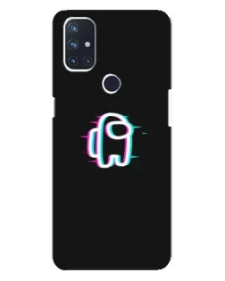 Чехол для OnePlus Nord N10 5G с картинкой «Among Us неон»