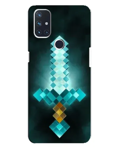 Чехол для OnePlus Nord N10 5G с картинкой «Алмазный меч неон» Чехол для OnePlus Nord N10 5G с картинкой «Алмазный меч неон»