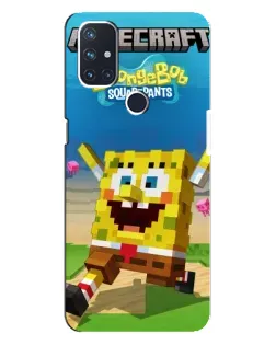Чохол для OnePlus Nord N10 5G з картинкою «Губка Боб Minecraft» Чохол для OnePlus Nord N10 5G з картинкою «Губка Боб Minecraft»