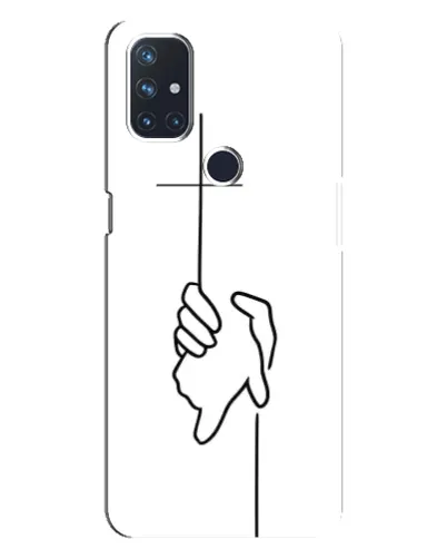 Чехол для OnePlus Nord N10 5G с картинкой «Рука держит»