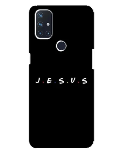 Чехол для OnePlus Nord N10 5G с картинкой «Точки веры J.E.S.U.S.»