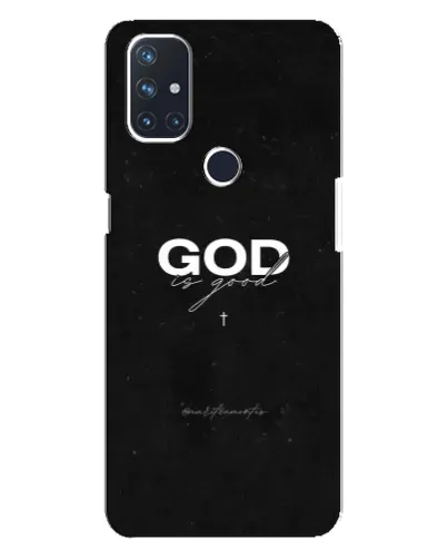 Чехол для OnePlus Nord N10 5G с картинкой «GOD — Бог над всем»