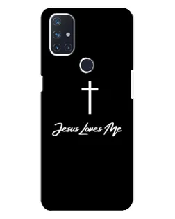 Чехол для OnePlus Nord N10 5G с картинкой «Иисус любит тебя»