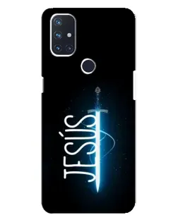 Чехол для OnePlus Nord N10 5G с картинкой «Меч Духа Jesus»