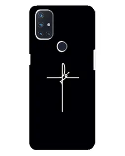Чехол для OnePlus Nord N10 5G с картинкой «Тонкий крест»