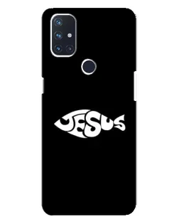 Чехол для OnePlus Nord N10 5G с картинкой «Рыба Jesus»
