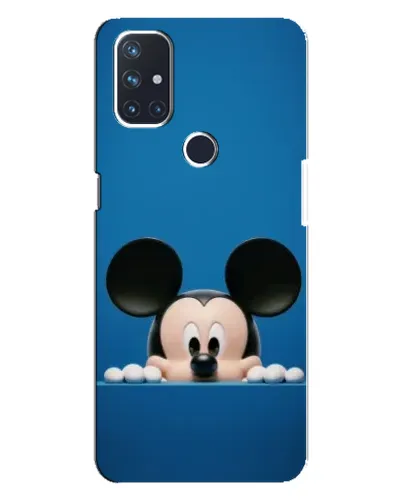 Чохол для OnePlus Nord N10 5G з картинкою «Міккі виглядає»