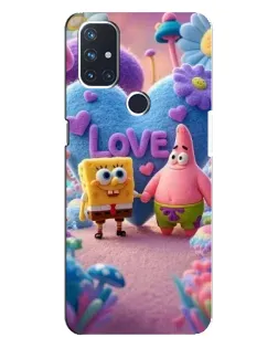 Чехол для OnePlus Nord N10 5G с картинкой «Губка Боб Патрик»