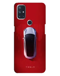 Чехол для OnePlus Nord N10 5G с картинкой «Tesla Top View» Чехол для OnePlus Nord N10 5G с картинкой «Tesla Top View»