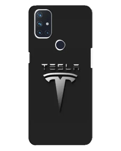 Чехол для OnePlus Nord N10 5G с картинкой «Стальной логотип Tesla» Чехол для OnePlus Nord N10 5G с картинкой «Стальной логотип Tesla»