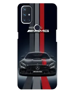 Чохол для OnePlus Nord N10 5G з картинкою «Mercedes — білий карбон»