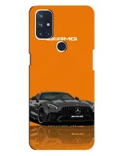 Чохол для OnePlus Nord N10 5G з картинкою «Помаранчевий Mercedes AMG»