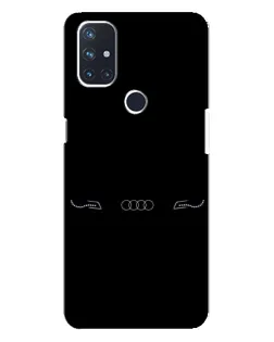 Чохол для OnePlus Nord N10 5G з картинкою «Audi — світловий підпис»
