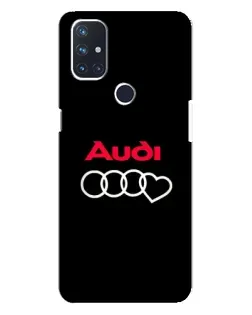 Чохол для OnePlus Nord N10 5G з картинкою «Логотип Audi Heart»