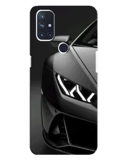 Чехол для OnePlus Nord N10 5G с картинкой «Lamborghini фары детализация»