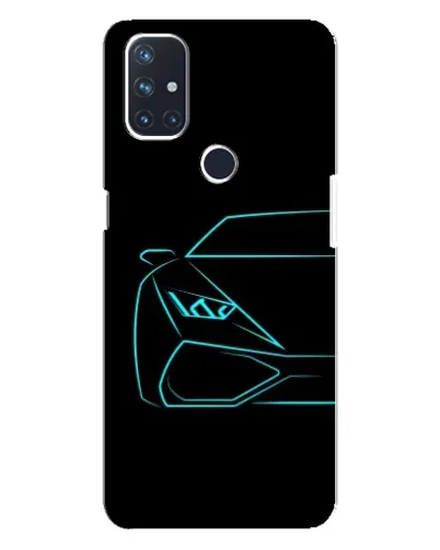 Чехол для OnePlus Nord N10 5G с картинкой «Голубой силуэт Lamborghini» Чехол для OnePlus Nord N10 5G с картинкой «Голубой силуэт Lamborghini»