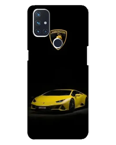 Чехол для OnePlus Nord N10 5G с картинкой «Lamborghini желтый акцент» Чехол для OnePlus Nord N10 5G с картинкой «Lamborghini желтый акцент»