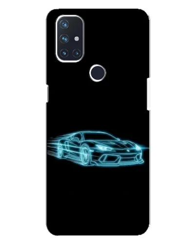 Чехол для OnePlus Nord N10 5G с картинкой «Неоновый контур Lamborghini» Чехол для OnePlus Nord N10 5G с картинкой «Неоновый контур Lamborghini»