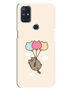 Чохол для OnePlus Nord N10 5G з картинкою «Пушин на кульках»