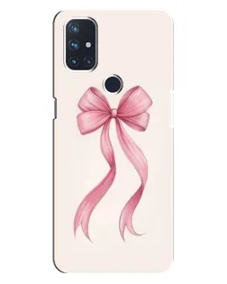 Чохол для OnePlus Nord N10 5G з картинкою «Рожевий бант»