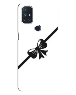 Чохол для OnePlus Nord N10 5G з картинкою «Діагональний бант»