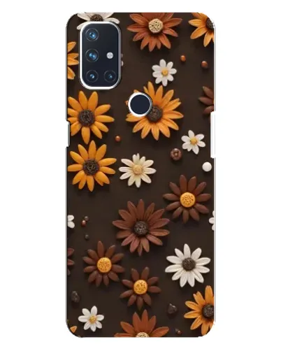 Чехол для OnePlus Nord N10 5G с картинкой «Узор из маленьких подсолнухов» Чехол для OnePlus Nord N10 5G с картинкой «Узор из маленьких подсолнухов»
