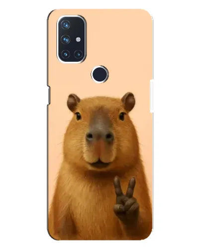 Чехол для OnePlus Nord N10 5G с картинкой «Капибара виктория»