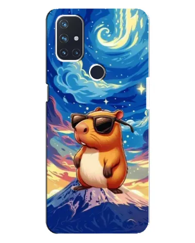 Чехол для OnePlus Nord N10 5G с картинкой «Капибара Ван Гога»