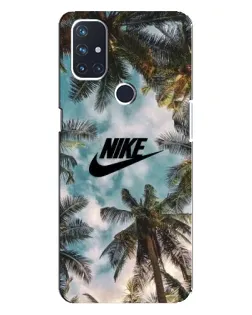 Чохол для OnePlus Nord N100 з картинкою «Тропічний принт Nike»