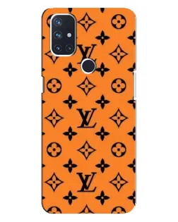 Чехол для OnePlus Nord N100 с картинкой «Оранжевый стиль LV»