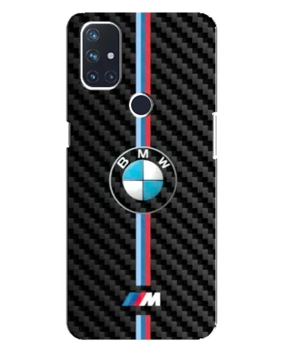Чехол для OnePlus Nord N100 с картинкой «Эмблема BMW и карбон» Чехол для OnePlus Nord N100 с картинкой «Эмблема BMW и карбон»