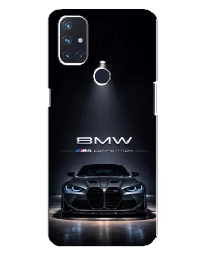 Чехол для OnePlus Nord N100 с картинкой «BMW сквозь ночной город» Чехол для OnePlus Nord N100 с картинкой «BMW сквозь ночной город»