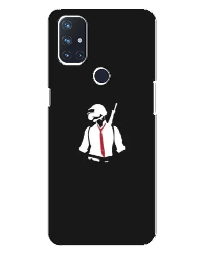 Чехол для OnePlus Nord N100 с картинкой «PUBG — силуэт воина» Чехол для OnePlus Nord N100 с картинкой «PUBG — силуэт воина»