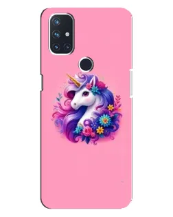 Чехол для OnePlus Nord N100 с картинкой «Сказочный единорог»