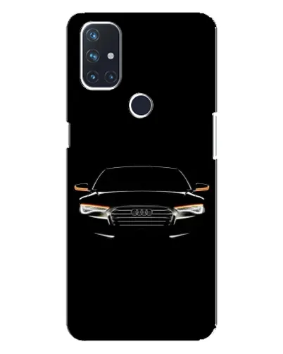 Чехол для OnePlus Nord N100 с картинкой «Audi — ночной контур»