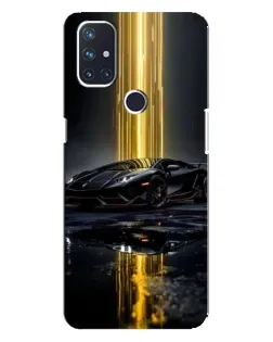 Чехол для OnePlus Nord N100 с картинкой «Ночной Lamborghini драйв»