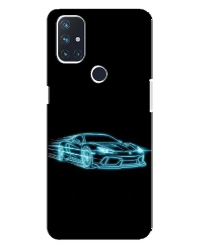 Чехол для OnePlus Nord N100 с картинкой «Неоновый контур Lamborghini» Чехол для OnePlus Nord N100 с картинкой «Неоновый контур Lamborghini»