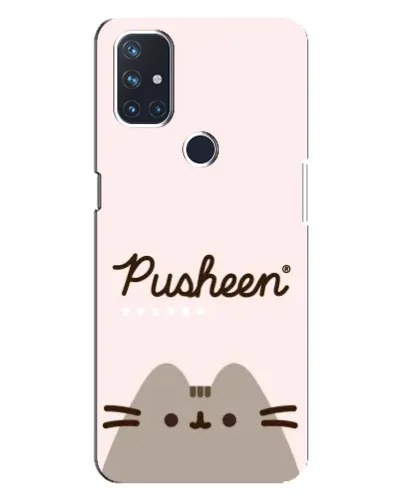 Чехол для OnePlus Nord N100 с картинкой «Pusheen логотип»